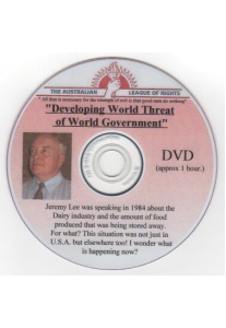 Developing World Threat of World Government