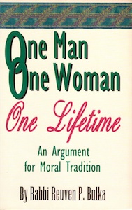 Veritas Books - One Man One Woman One Lifetime Rabbi Bulka