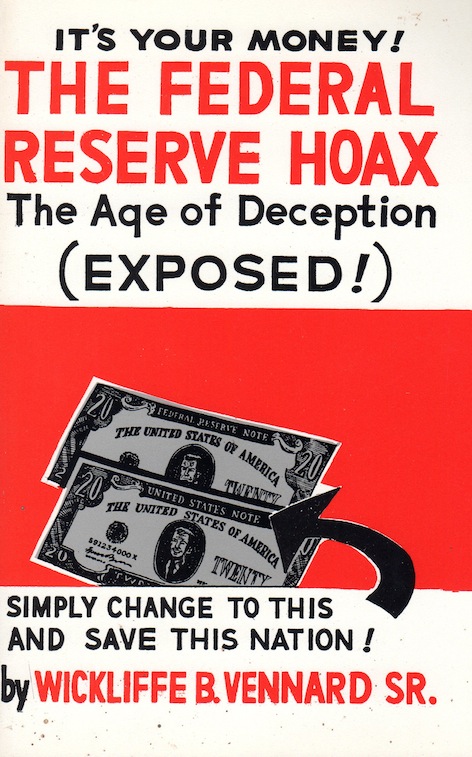 Veritas Books: The Federal Reserve Hoax W.B.Vennard Sr