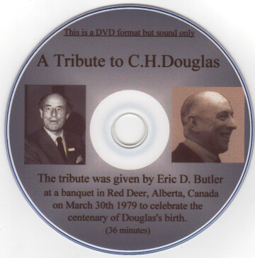 Veritas Books: A Tribute To C.H.Douglas E.D.Butler