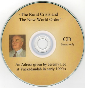 Veritas Books: The Rural Crisis and The New World Order J.Lee