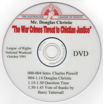 Veritas Books: The War Crimes Threat to Christian Justice