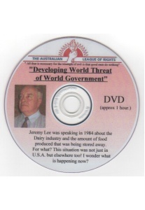 Developing World Threat of World Government m-069